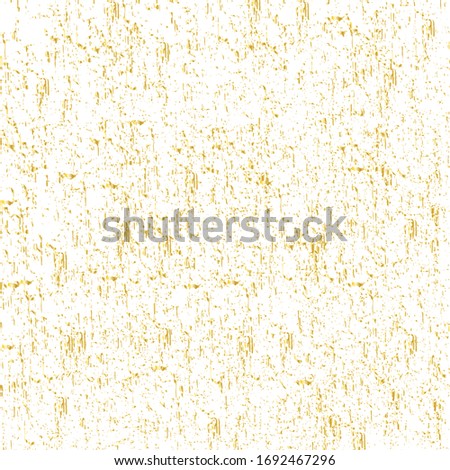 Golden shiny texture on a white background. Any festive products, decor of fabrics, walls, printing. The special atmosphere of a wedding, birthday, party or festival. Vector graphics.