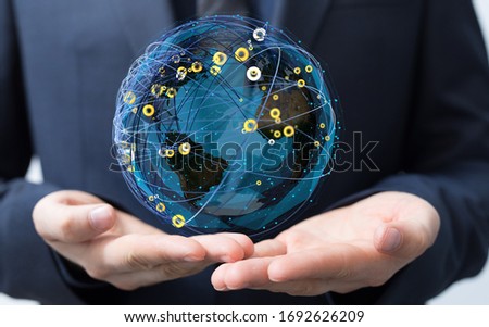 Structure of world economy, communication network.
