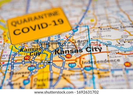 Kansas City Coronavirus Covid-19 Quarantine background