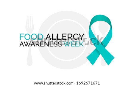 Vector illustration on the theme of Food Allergy awareness week observed each year during the month of May.