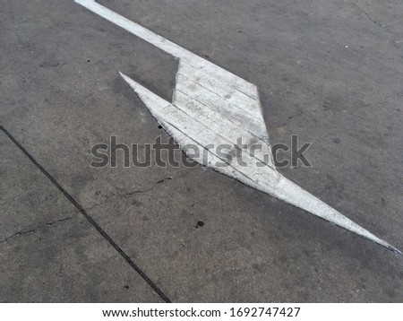 Road sign floor for texture abstract 