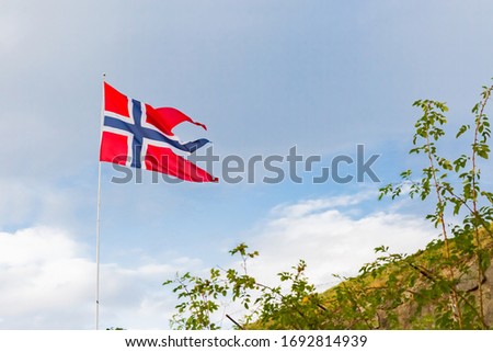 national flag, the kingdom of norway
