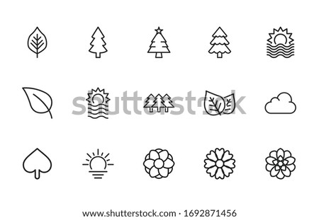 summer line icons set. Stroke vector elements for trendy design. Simple pictograms for mobile concept and web apps. Vector line icons isolated on a white background. 