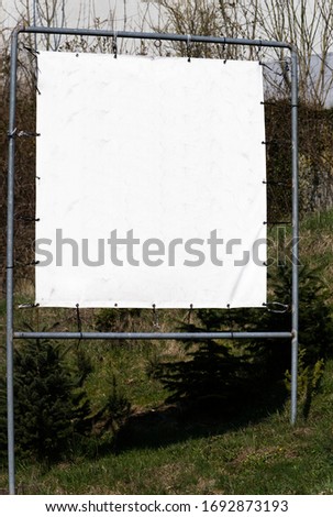 billboard blank advertising outdoor advertisement mock up