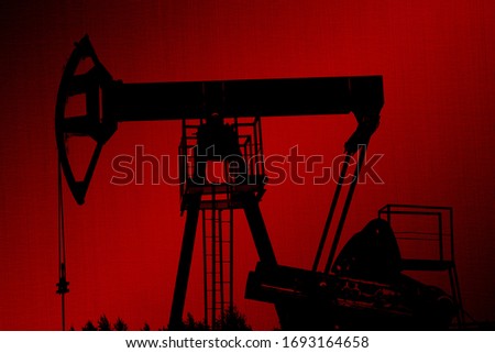 Oil pump, rig energy industrial machine for petroleum  