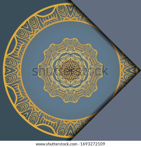 Vintage cards with Floral mandala pattern and ornaments. template. Islam, Arabic, Indian, Mexican ottoman motifs. Vector