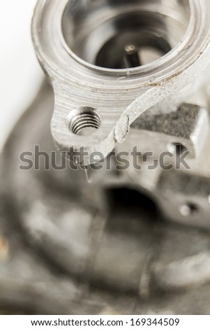 Plumper metal elements used in gas heater Royalty-Free Stock Photo #169344509