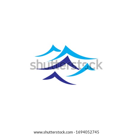 Wave related icon on background for graphic and web design. Creative illustration concept symbol for web or mobile app.