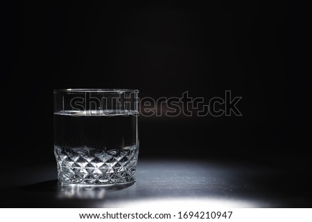 Water soluble tablets. The medicine is soluble. Anti-hangover. Effervescent tablets in glass.