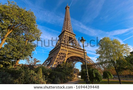 The famous Eiffel tower is the most popular travel place and global cultural icon of the France and the world.