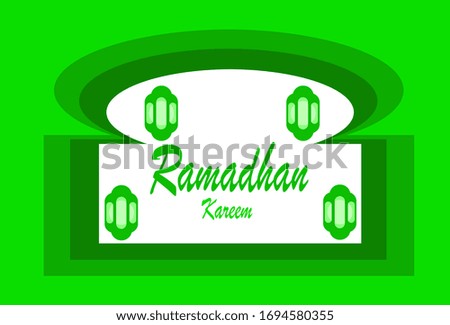 the concept of ramadan kareem banner vector