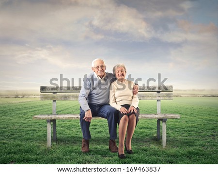 Oldies at the Park Royalty-Free Stock Photo #169463837
