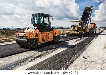 Road Construction Royalty-Free Stock Photo #169467491