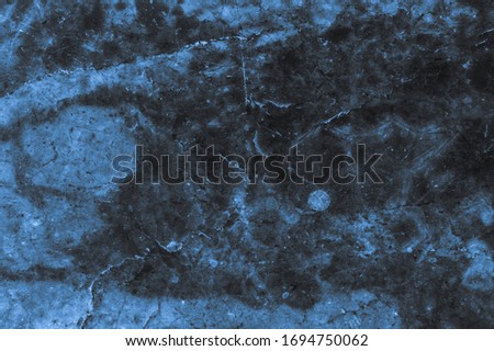 Dark black and blue marble texture with natural pattern, can be used as background for display or montage your products