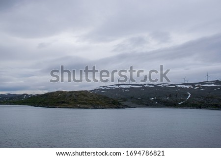 Barents Sea coast in northern Norway. Finnmark.