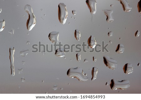 raindrops on glass texture abstract background