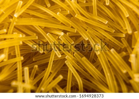 Noodle texture close up, macro photography