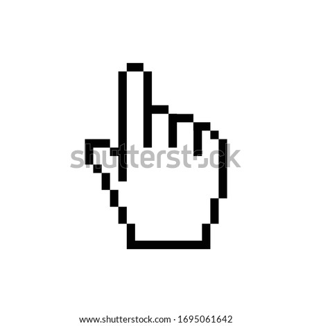 Pointer Icon for Graphic Design Projects Royalty-Free Stock Photo #1695061642