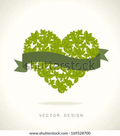eco design over white background vector illustration 