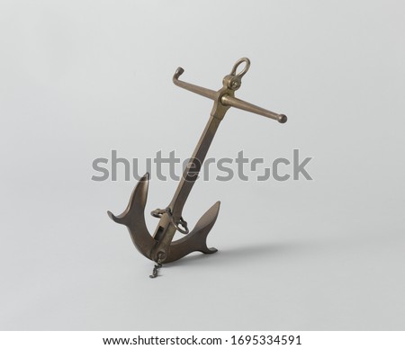 Model of an Anchor with white background
