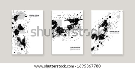 Abstract background - bright spots of paint. Modern neutral composition for your design. Eps 10 vector.