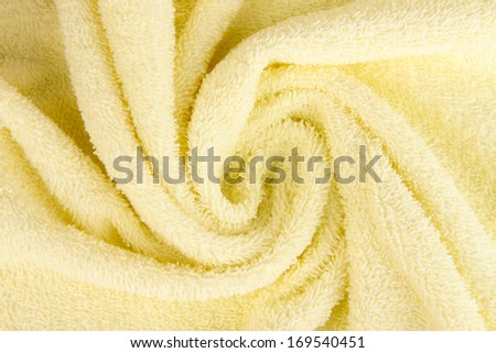 Towel texture close up