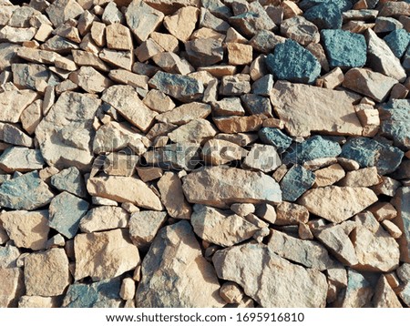 Texture of a stone wall. Old castle stone wall texture background - (High resolution) 