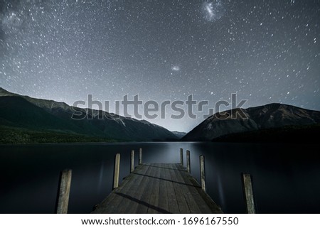 Photo of stars in New Zealand
