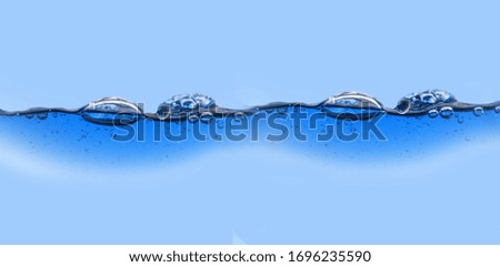 Water background with water bubble background image