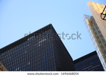 Modern Buildings and Skyline Downtown Toronto 