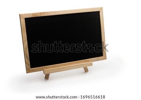 
Commercial Portable Black Board on white background Ready for Your Business. 