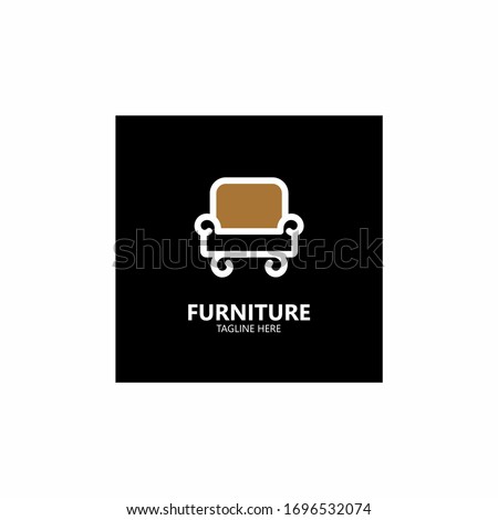 Furniture logo , Furniture armchair , sofa logo design.