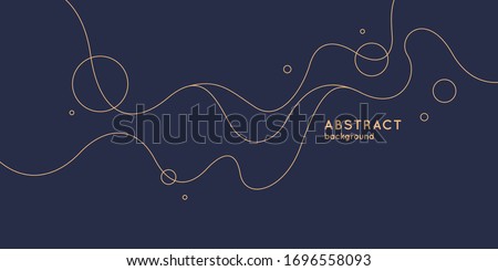 Modern background with abstract elements and dynamic shapes. Vector illustration. Template for design and creative ideas. Royalty-Free Stock Photo #1696558093