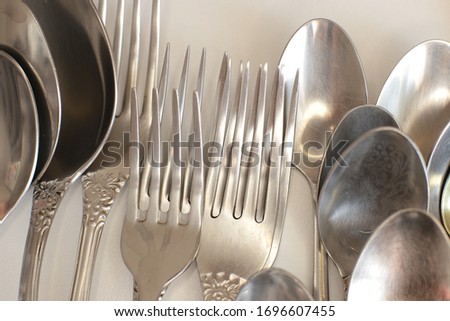 daily use kitchen utensils, empty dishes