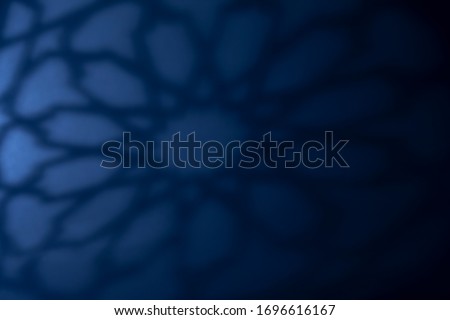 Special effect of arabesque shadow on background.