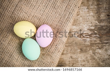 Easter eggs in Fresh Green Grass
