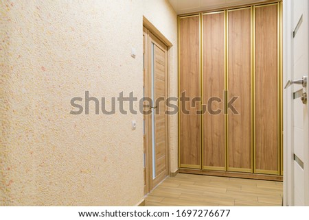 Interior door in the apartment after repair
