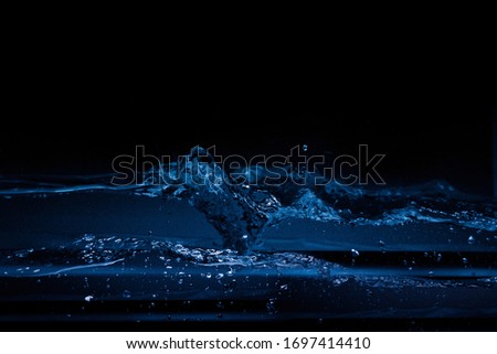 Beautiful background of transparent water