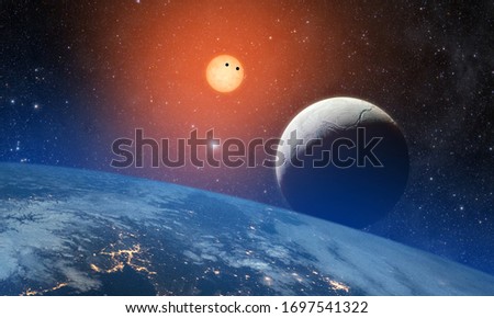 Solar System - Elements of this Image Furnished by NASA