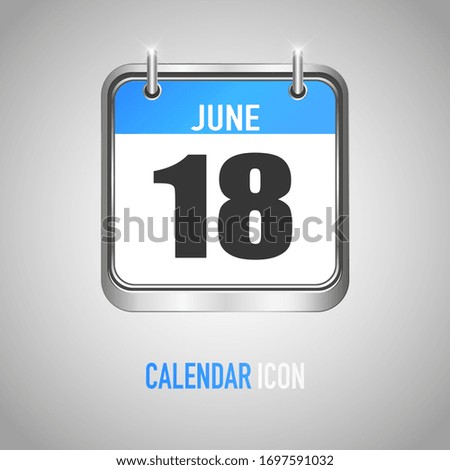 Beautiful calendar. Date, day, month. Vector illustration background for reminder, app, UI, event, holiday, office document, icon and logo. isolated flat object and symbol. from year collection