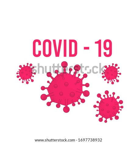 Coronavirus danger and public health risk disease and flu outbreak influenza as dangerous viral strain case as a pandemic medical concept.