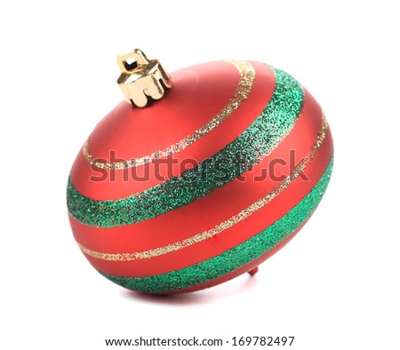 Christmas decoration for tree. Isolated on a white background.