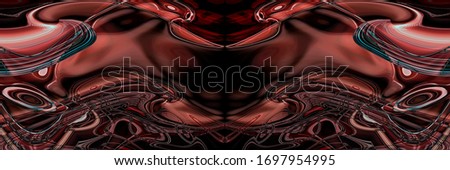 Abstract panoramic background, shiny glass effect.