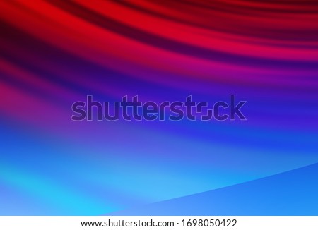 Light Blue, Red vector abstract blurred background. Abstract colorful illustration with gradient. New style design for your brand book.