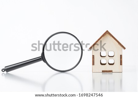 Search and purchase of real estate, selective focus, tinted image, concept of buying real estate