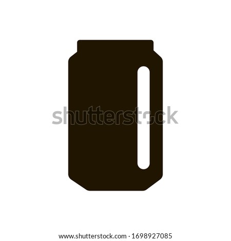 Can for a drink icon in trendy flat style isolated. Illustration eps 10.