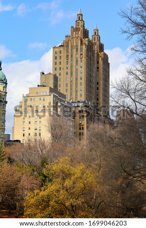 The Eldorado residential building at Central Park, New York City Manhattan 
