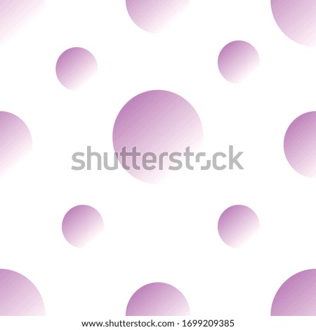 Gradiented pink dots background. Pink coloured gradiented circles.