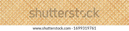 panorama panoramic brown rattan weave wicker pattern for background	 Royalty-Free Stock Photo #1699319761