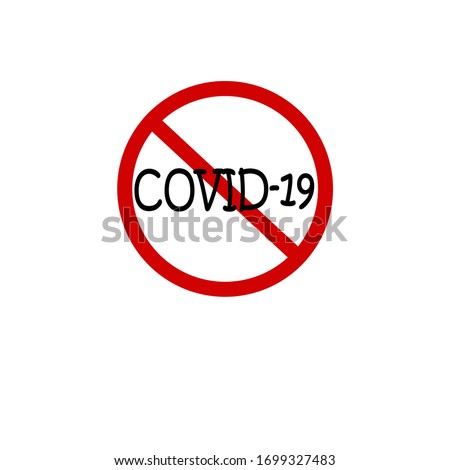 symbol sign vector icon no covid-19